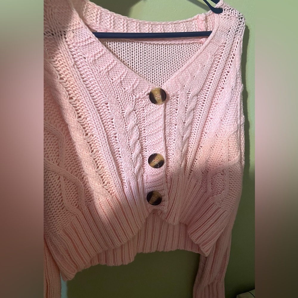Pink sweater